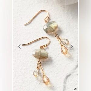 Soft surroundings crystal drop earring